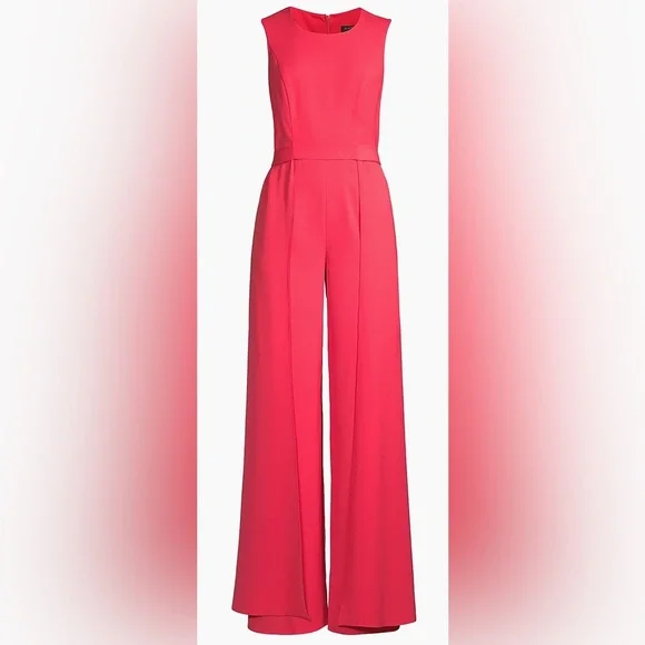 Black Halo Eve Alistar Wide-Leg Jumpsuit Size 6 NWT - Picture 3 of 8